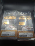 Natural Black Coconut Hair Dye Shampoo Set - 2 Pack, 500ml Each