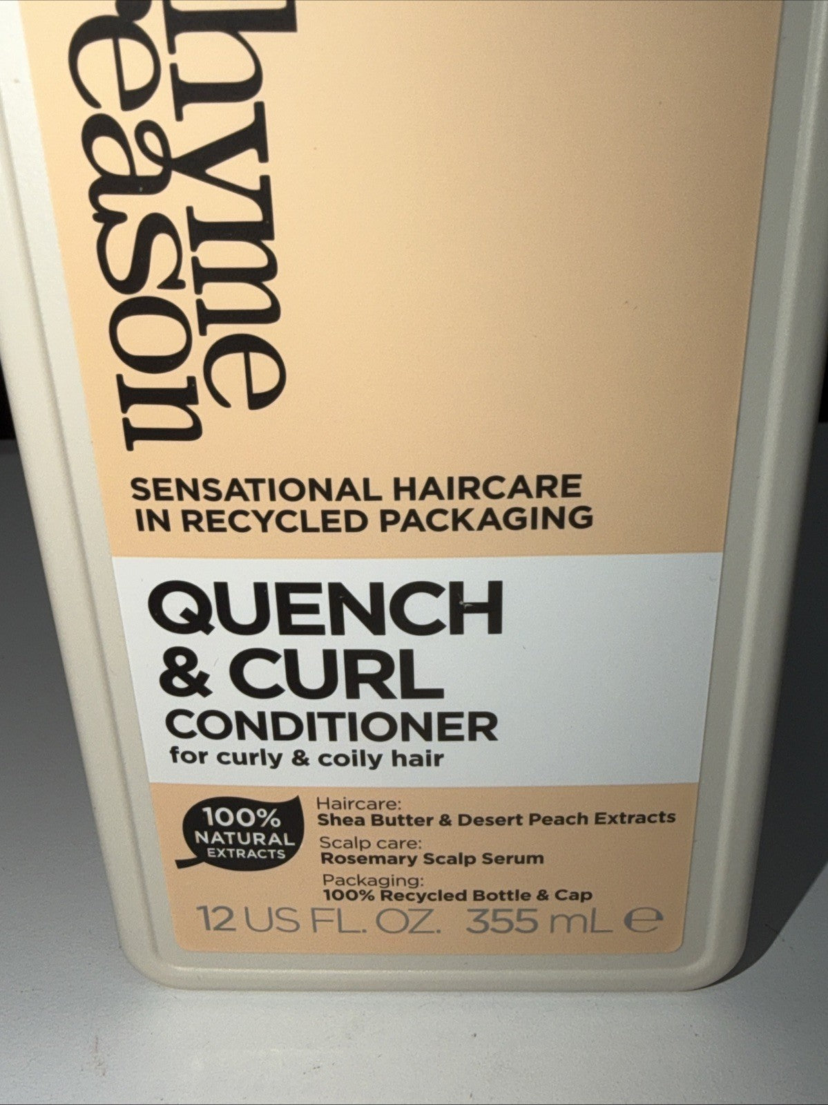 8 Pack Hair Care Set - Quench & Curl Shampoo & Conditioner 12 oz Each