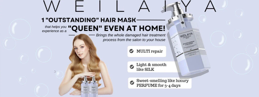 High Gloss Hair Mask with Free Hair Care Oil - Repair & Shine, 450mL