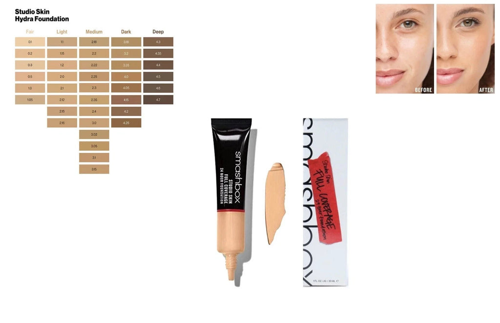 Full Coverage 24 Hour Foundation – Multiple Shades, 1 Oz/30 Ml
