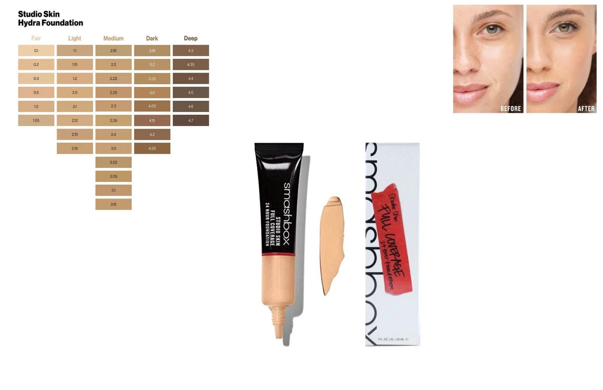 Full Coverage 24 Hour Foundation – Multiple Shades, 1 Oz/30 Ml