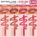 Maybelline Lifter Liner Lip Liner 4-Pack Assorted Shades – Brand New & Sealed