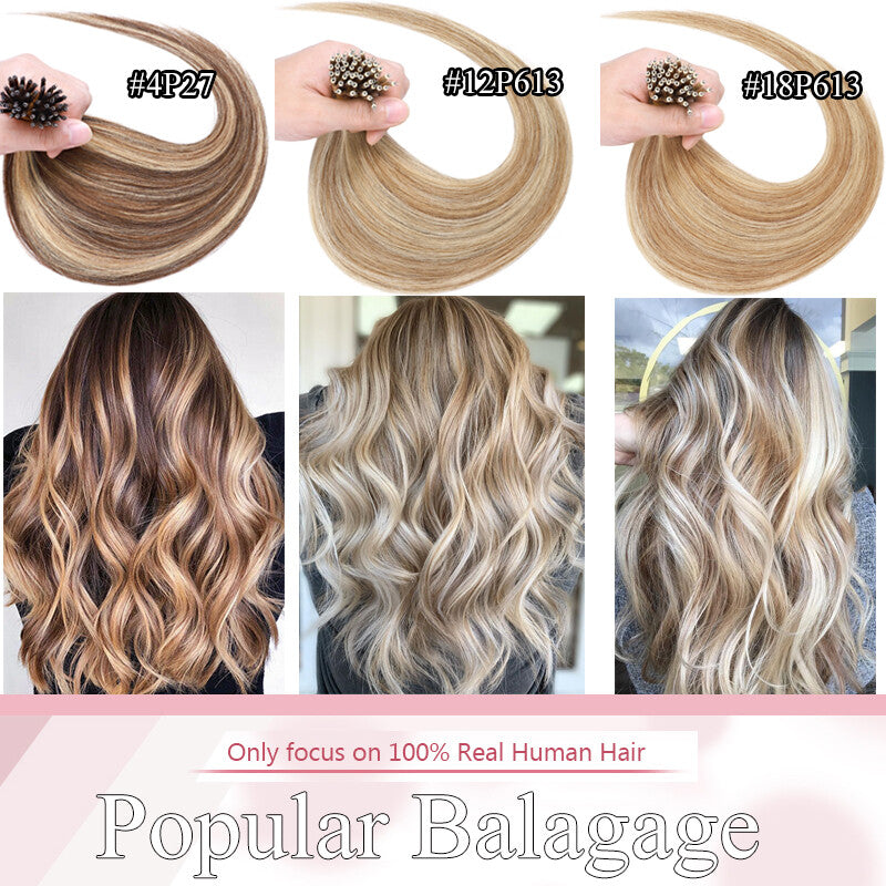 Remy Human Hair Extensions 18 Inch Thick Nano Ring Micro Tips Beads