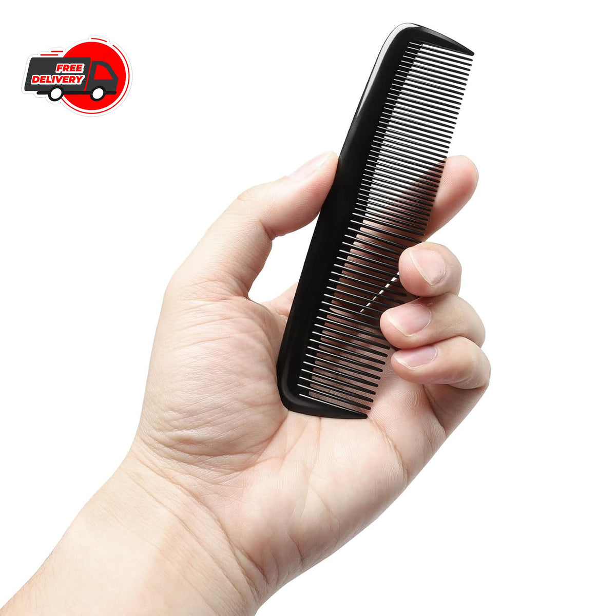 12 Pack Pocket Hair Combs - Travel-Friendly Mini Styling Combs for Men & Women