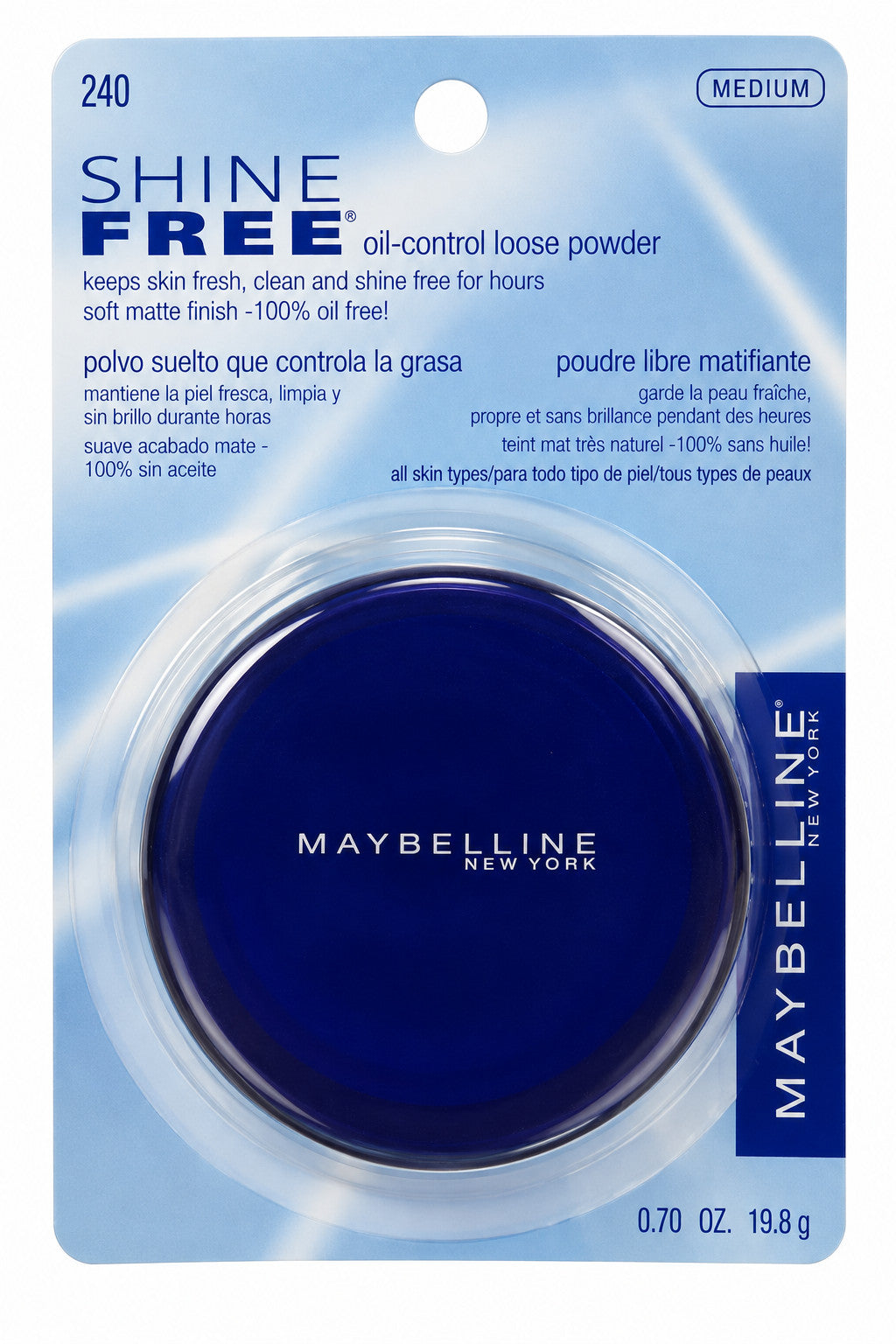 Maybelline Shine Free Oil-Control Loose Powder Medium 240