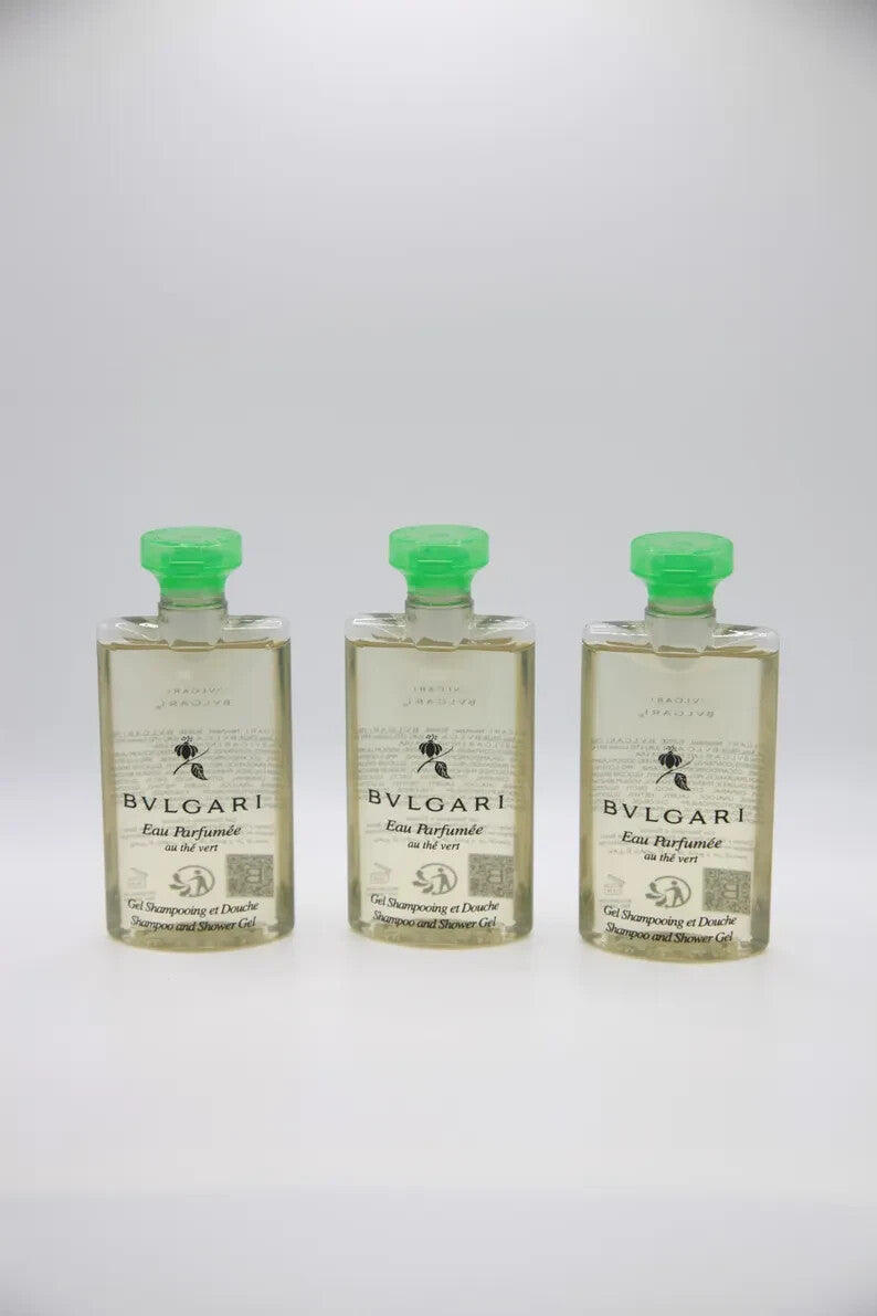 Luxurious Green Tea Shampoo & Shower Gel Set - 3 Pack, 2.5 Fl oz Each