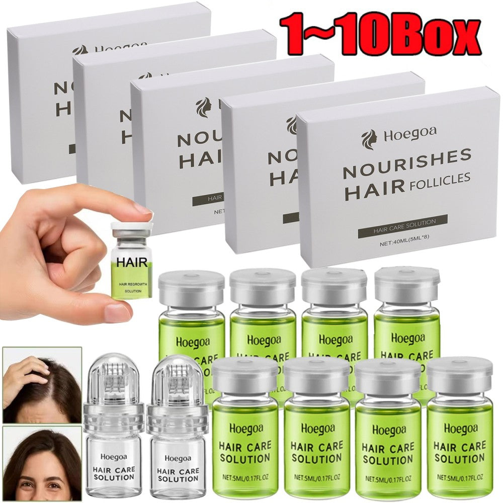 Microneedle Hair Roller Serum for Scalp Nourishment & Thickening - 8-40 Pieces