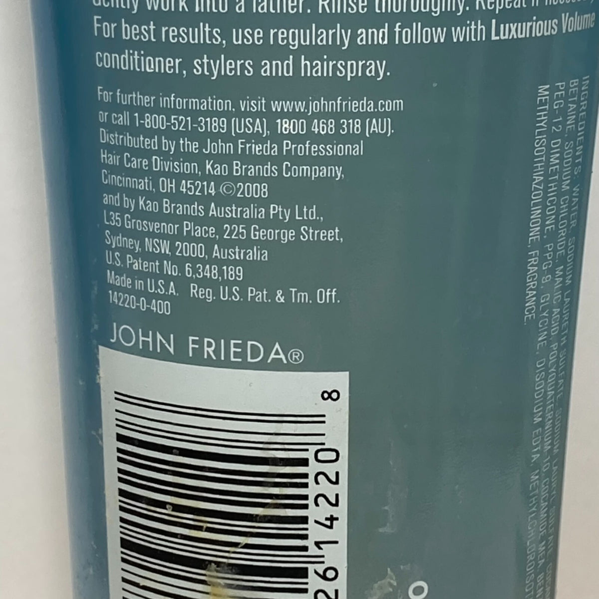John Frieda Full Splendor Luxurious Volume Shampoo - Discontinued