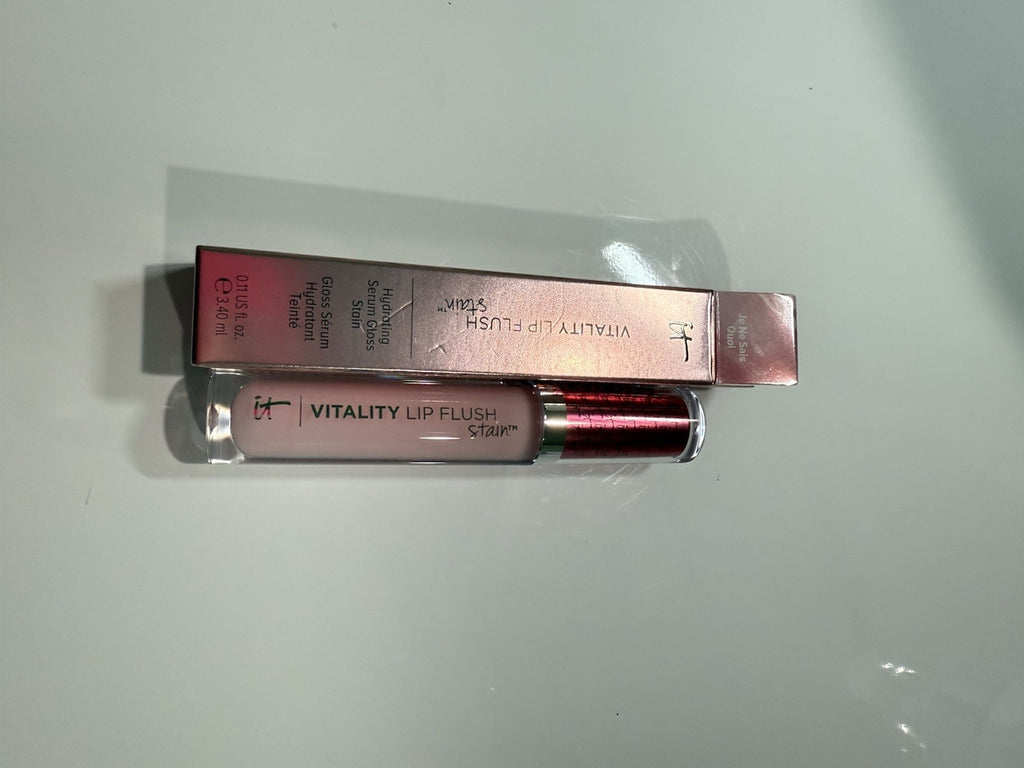 Lip Gloss Hydrating Lip Stain with Vitality Shine - Soft Je Ne Sais Quoi