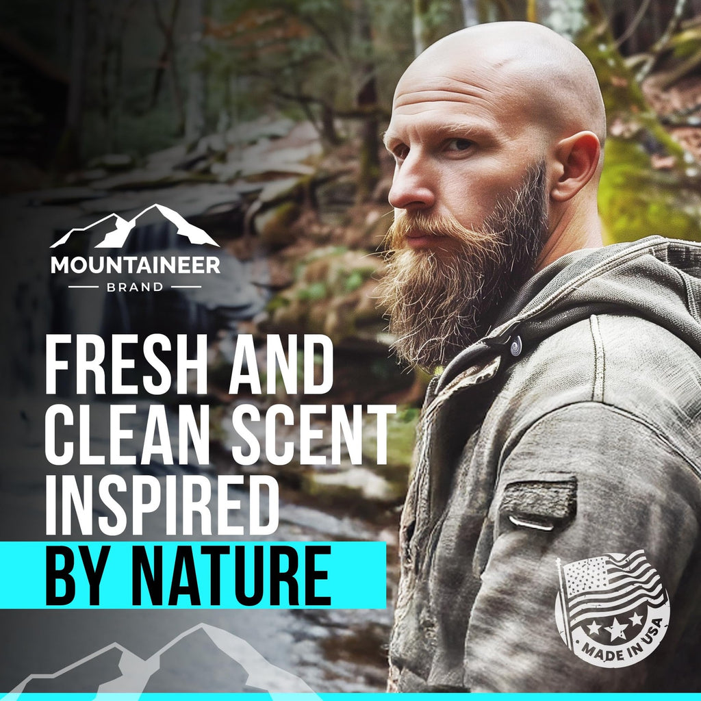 Natural Bald Head Shampoo & Shave Wash - 4 Ounce, Gentle Daily Cleanser