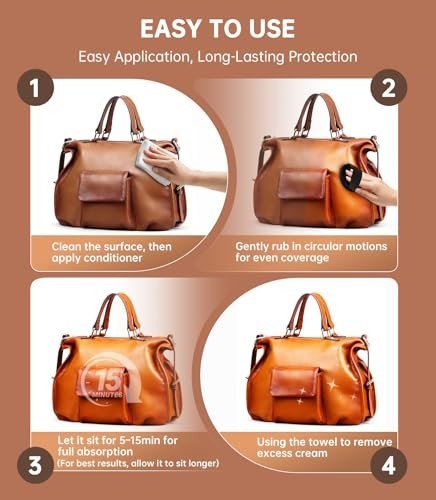 Leather Care Conditioner 2-Pack All-In-One Balm Color Safe & Pet Friendly