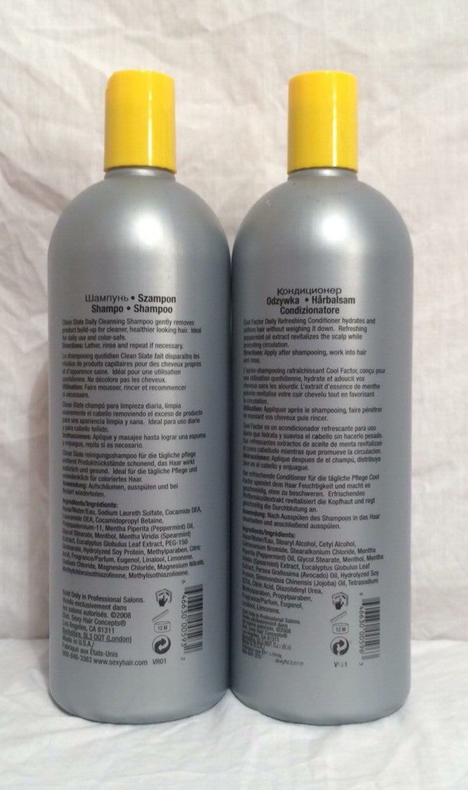 Hair Care Duo Set - 33.8 Oz Shampoo & Conditioner for Daily Refreshing