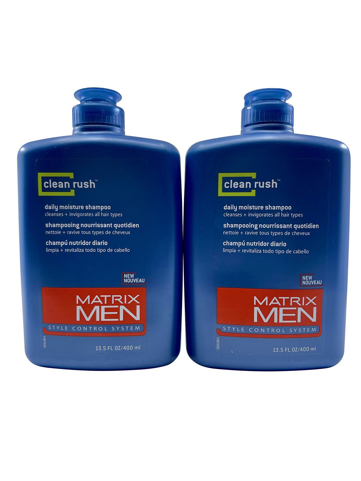 Men's Daily Moisturizing Shampoo for Dry Hair - 13.5 OZ Set of 2