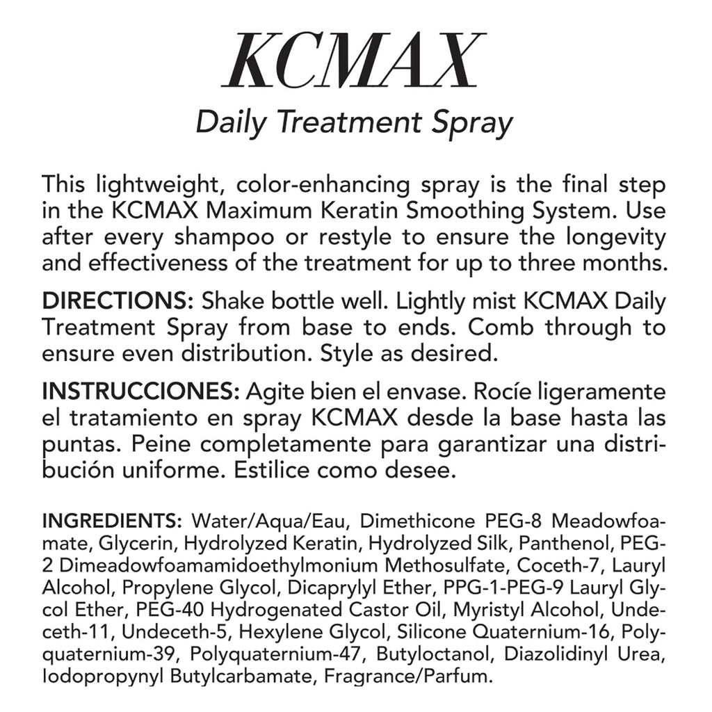 Keratin Hair Leave-In Spray - Daily Treatment, Frizz Control & Shine