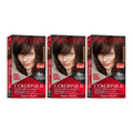 (Pack of 3) Revlon ColorSilk Permanent Hair Color #32 Dark Mahogany Brown