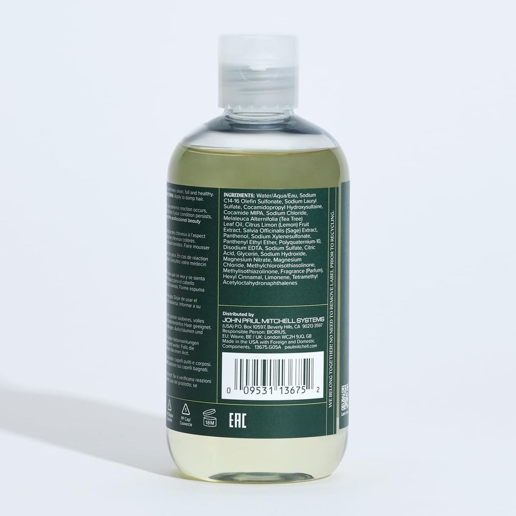 Thickening Shampoo for Fine Hair with Tea Tree and Lemon Sage - Volume & Body
