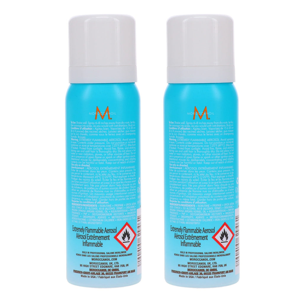 Dark Tones Dry Shampoo for Dark Hair 1.3 oz 2 Pack - Oil Absorbing & UV Protection
