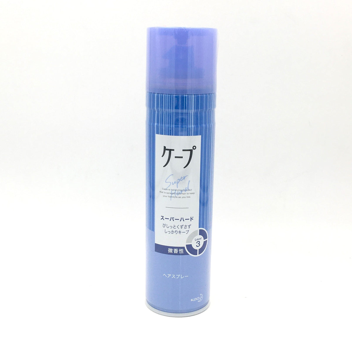Super Hard Hair Spray 180g - Strong Hold, Slightly Scented, Japan Made