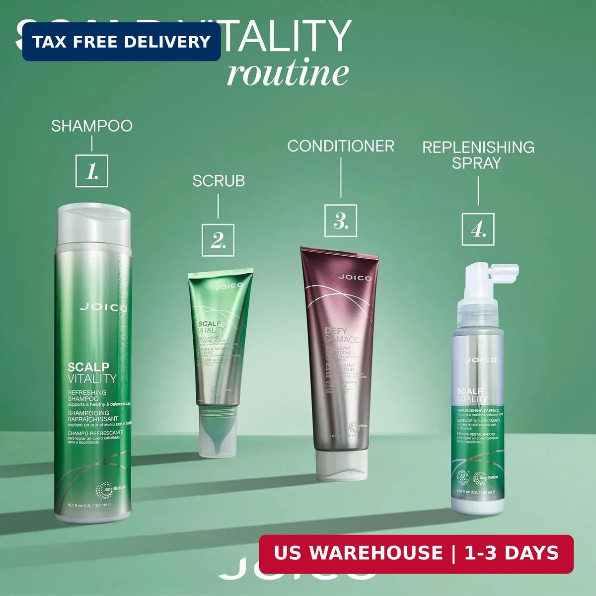 Scalp Vitality Refreshing Shampoo - Healthy Scalp & Color-Safe - 10.1 Fl Oz