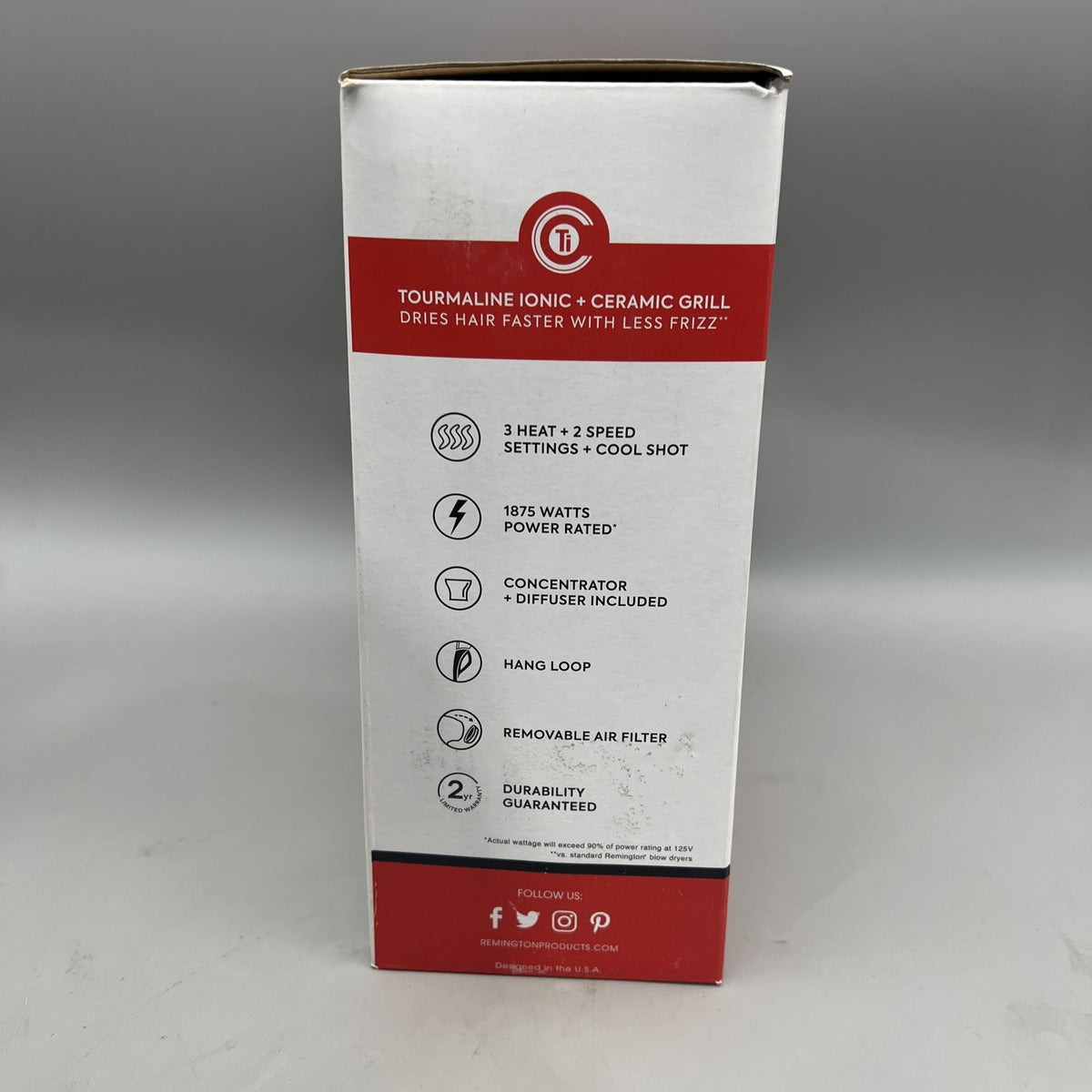 Remington Damage Protection Hair Dryer - New, High-Performance Styling Tool