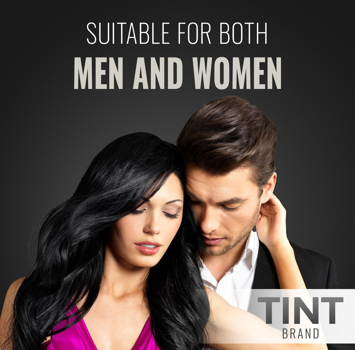 Black Hair Powder Root Touch Up for Gray Hair Cover & Volume - Unisex