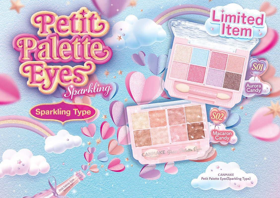 Eye Palette Set - 8 Shimmering Shades, Sparkling Type, All Variants