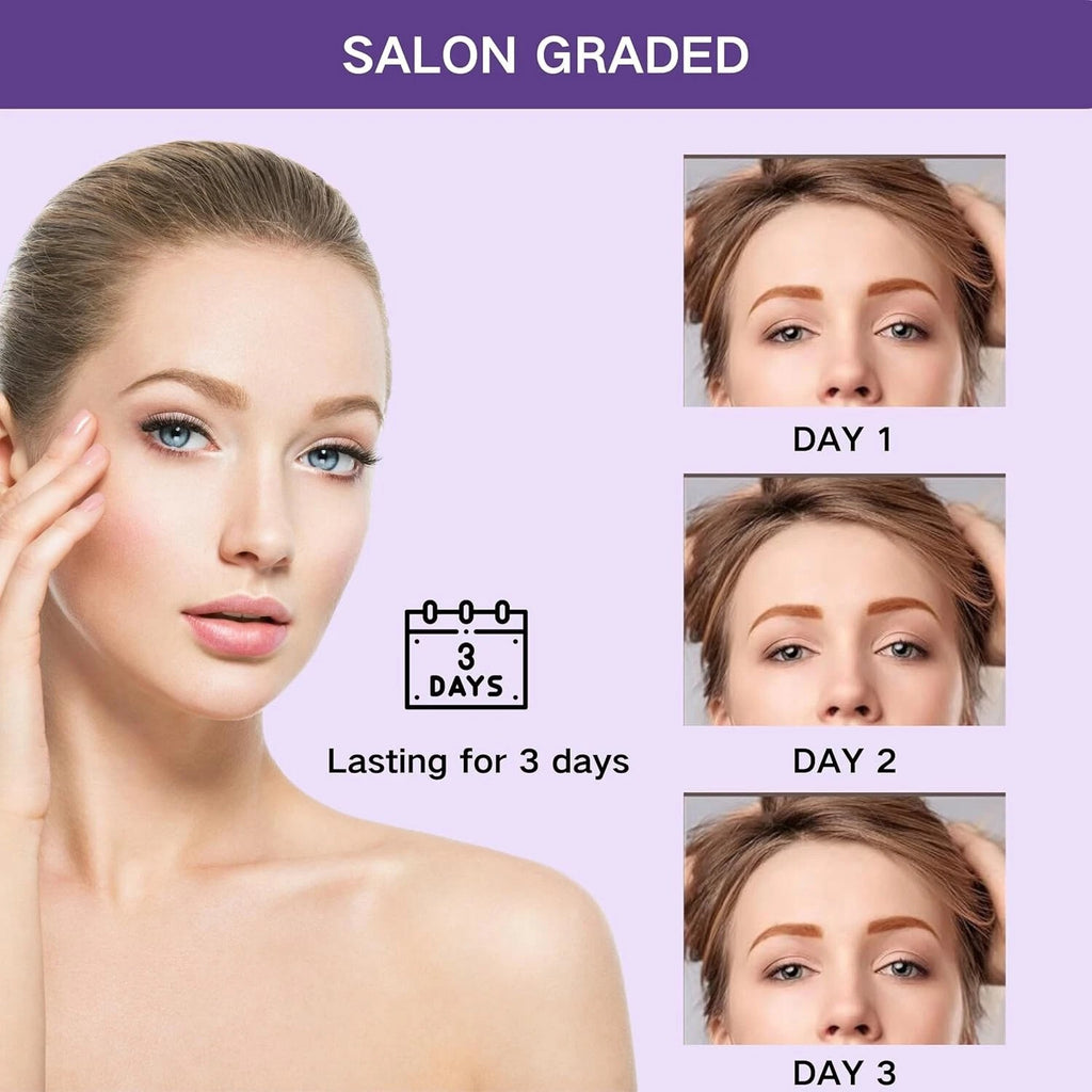 Dark Brown Peel-Off Eyebrow Gel Tint Waterproof & Long-Lasting