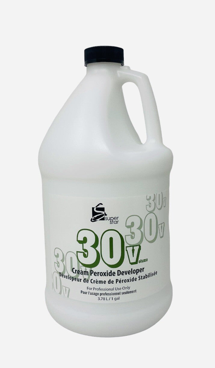 Hair Color Developer 30 Vol. 1 Gallon Salon Creme Hair Dye Booster