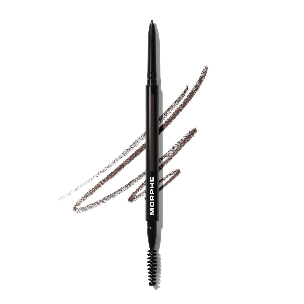 Morphe Micro Dual Eyebrow Pencil - Long-Wear, Precise, Chocolate Mousse