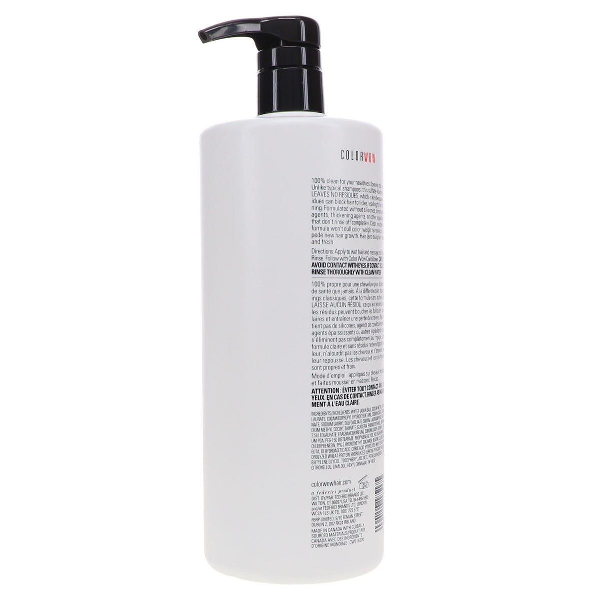 Color Wow Color Security Shampoo 32 oz for Color-Treated Hair - Gentle & Residue-Free