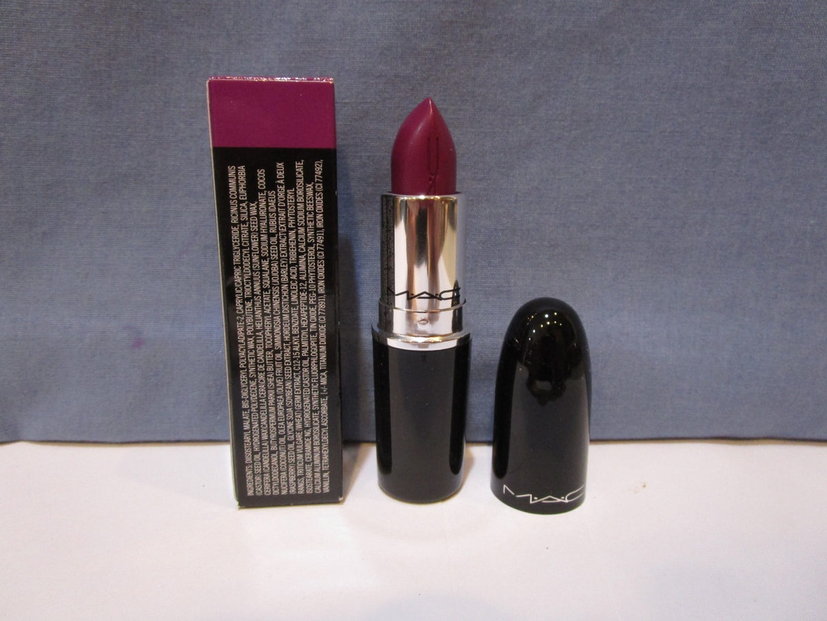 Figgy Lipstick by MAC LusterGlass Sheer Shine 0.12 oz