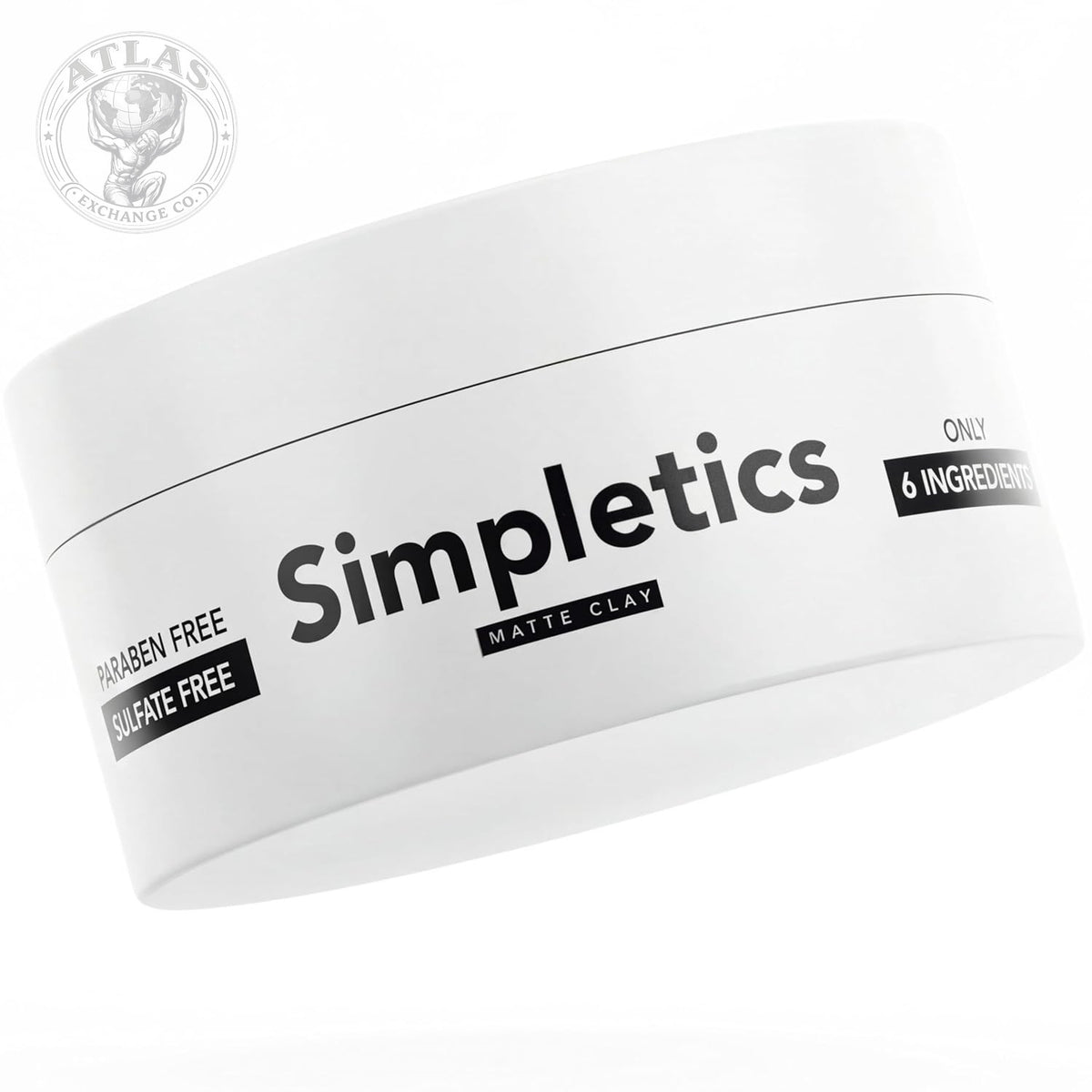 Men's Hair Clay with Natural Ingredients & Matte Finish - Strong Hold, Vanilla Scent - 2 Oz