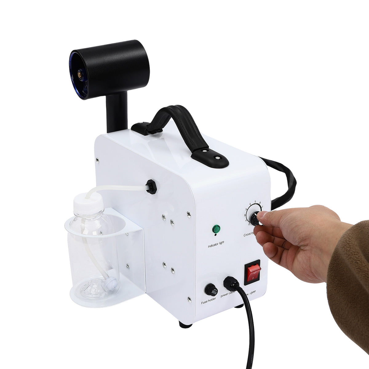 Nano Hair Steamer Spray Machine 1200W Blue Light Salon Hair Care Device