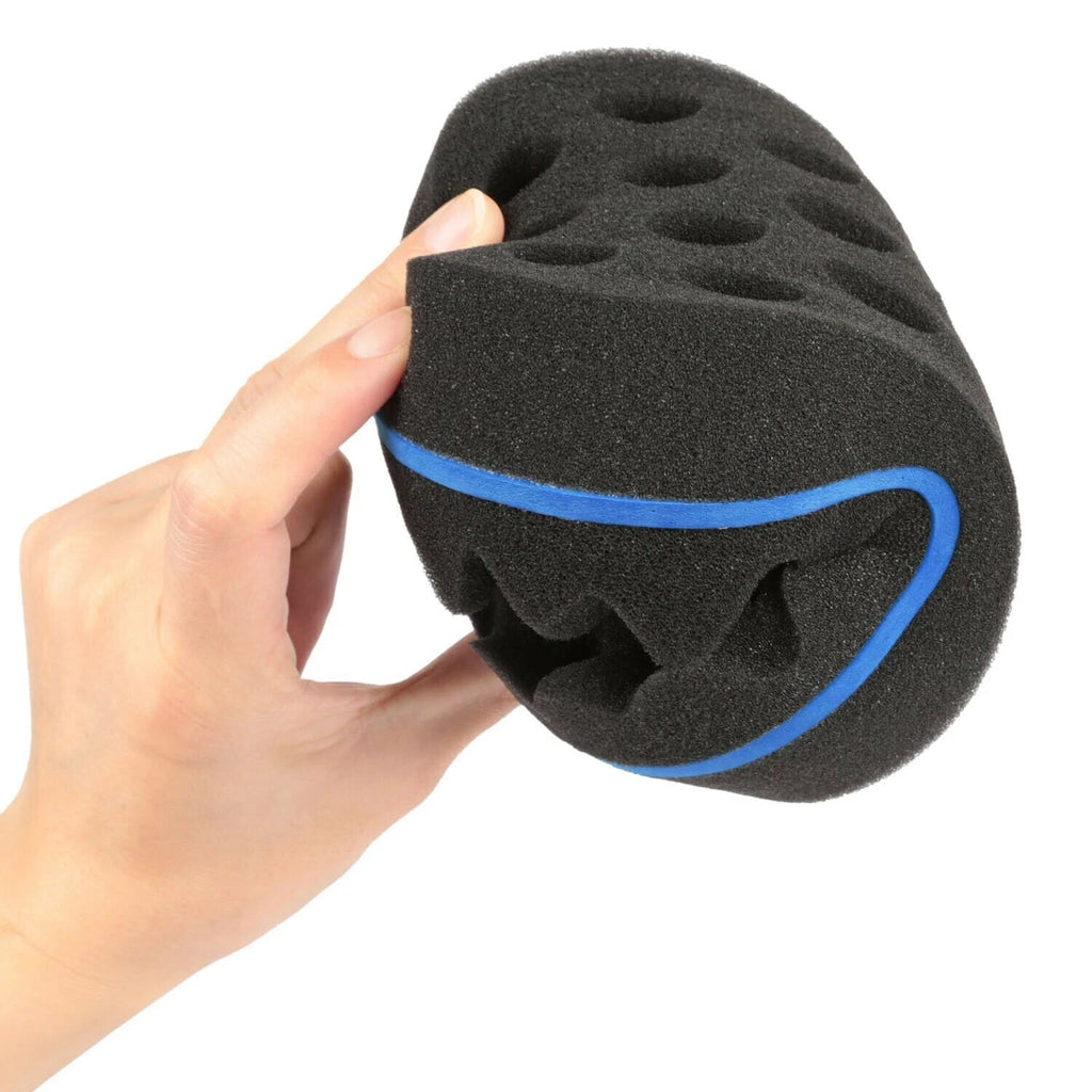 2 Black Curl Definition Sponges for Afro Hair - Texturizing & Styling