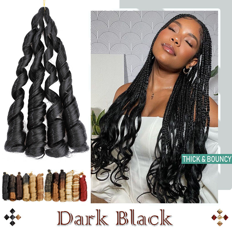 Loose Wave Braiding Hair Extensions Afro French Curls for Crochet & DIY Styles