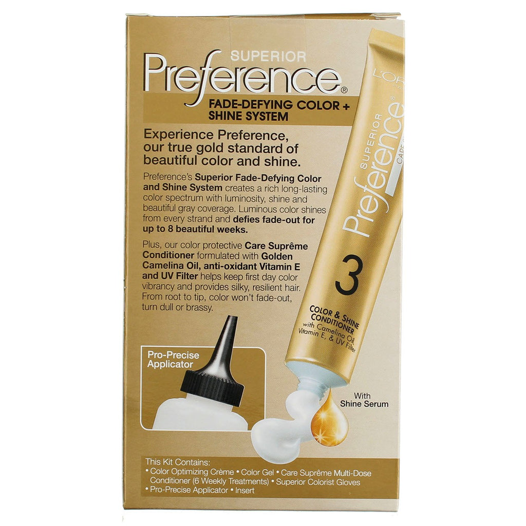 Dark Ash Blonde Hair Color Gel - Pack of 6, Feria by L'Oreal Paris