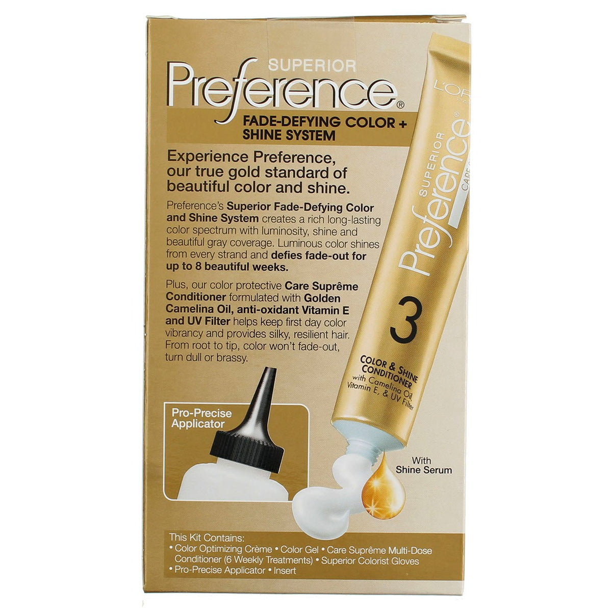 Dark Ash Blonde Hair Color Gel - Pack of 6, Feria by L'Oreal Paris