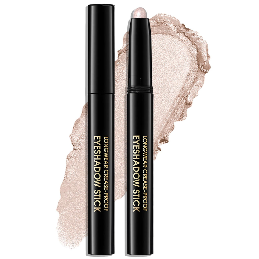 Cream Eyeshadow Stick Matte Plum Brown Long-Lasting Eye Makeup for Mature Women