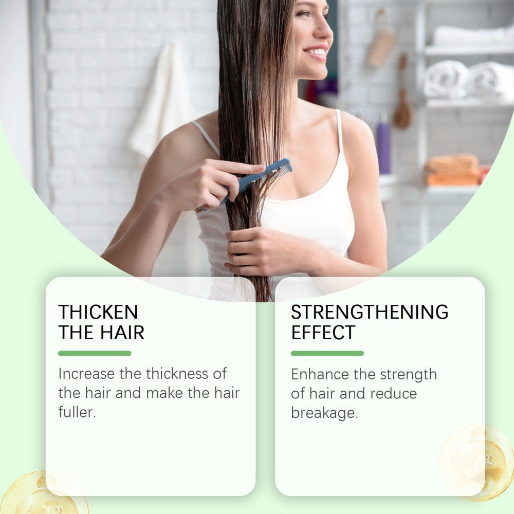 Organic Rosemary Hair Growth Shampoo for Thicker Hair - Hydrolyzed Keratin