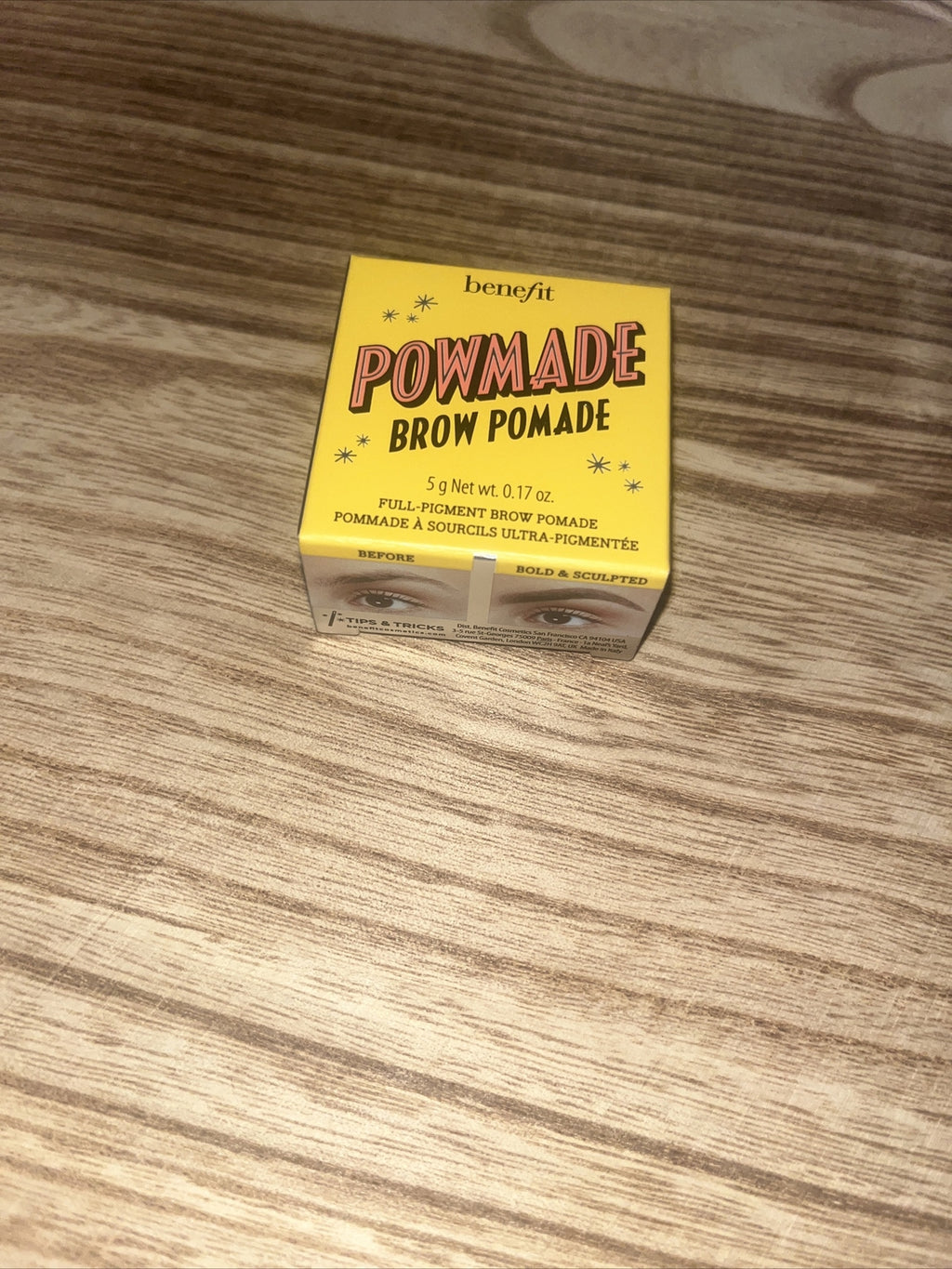 Hair Pomade for Brows - Benefit Powmade Brow Pomade Warm Deep Brown