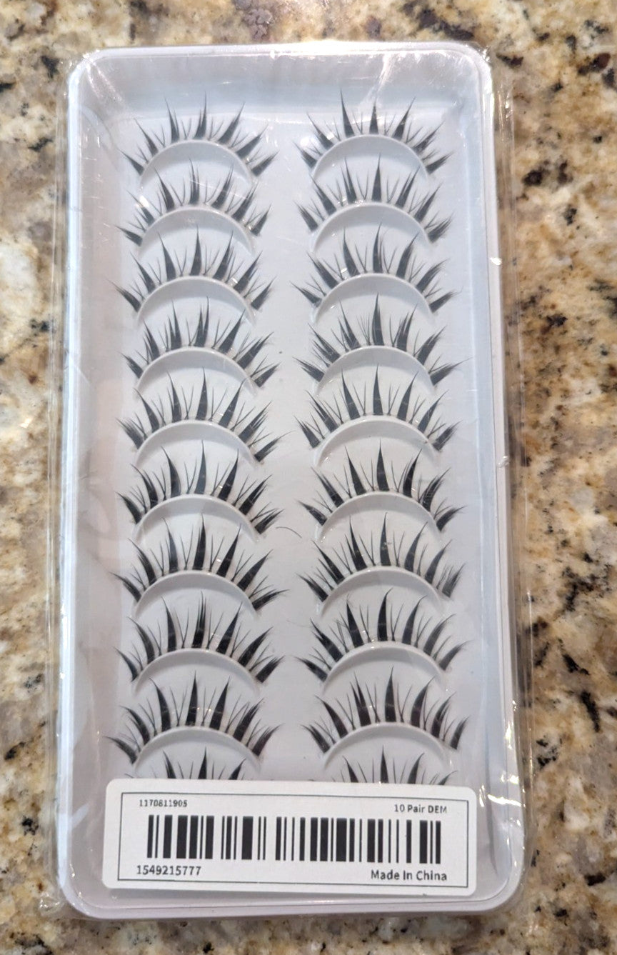 10 Pairs of Eyelash Extension Clusters - False Lash Fans for Eyelash Extensions