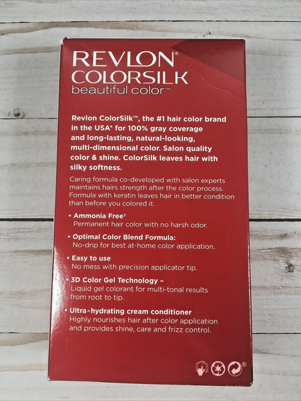 Revlon Colorsilk Light Brown Hair Color #51 - Ammonia-Free with Keratin, Pack of 2
