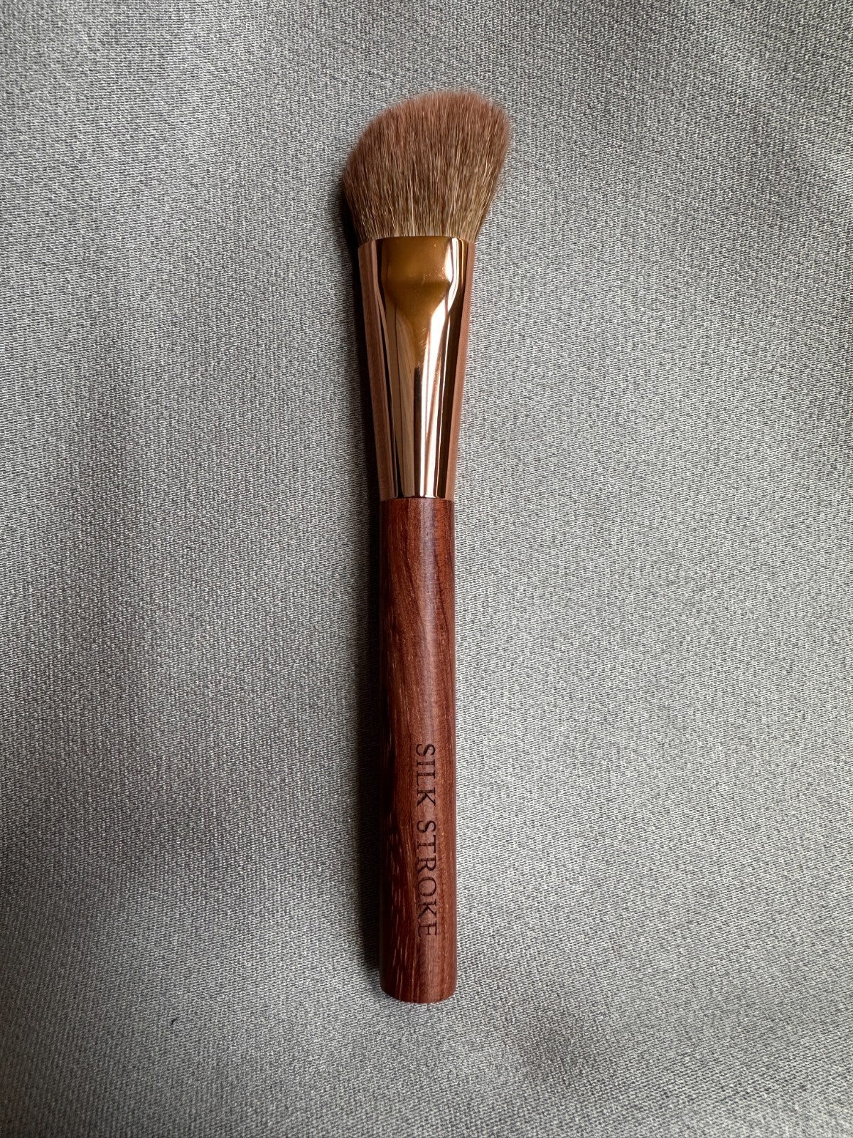 Contour Brush - Natural Goat Hair Face Brush for Blush, Bronzer & Powder