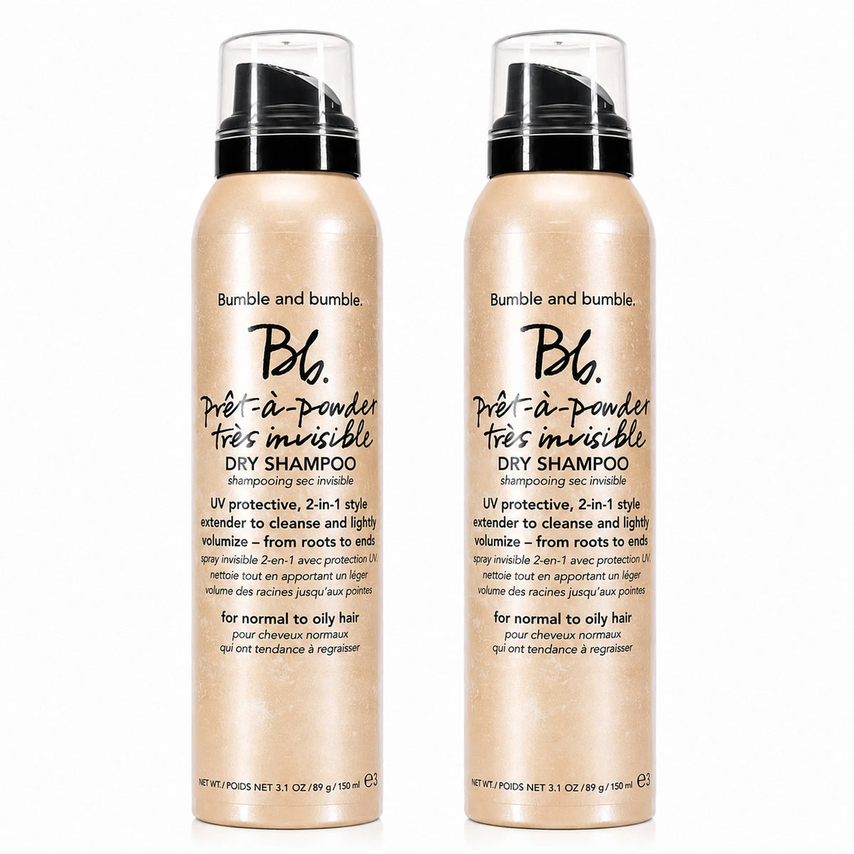 Bumble and Bumble Pret A Powder Tres Invisible Dry Shampoo Set - 2 x 3.1oz