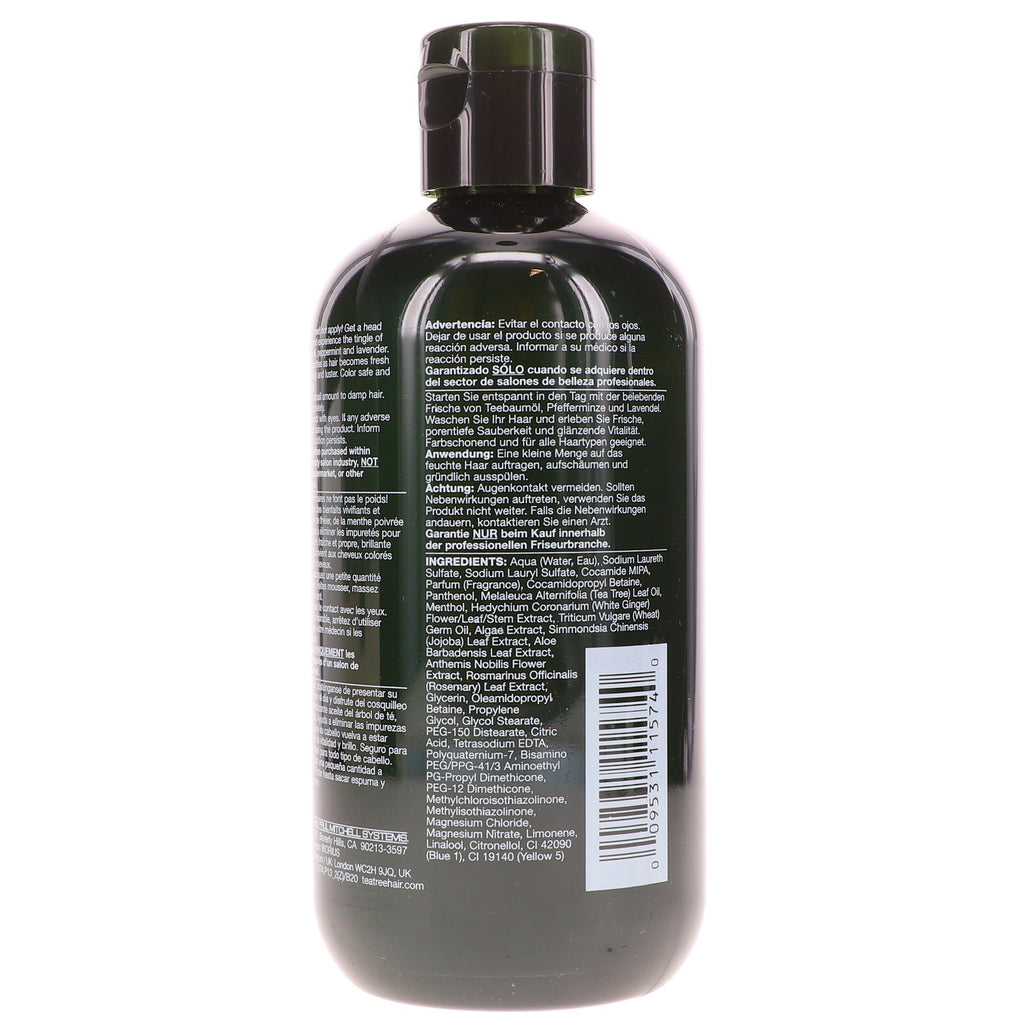 Tea Tree Special Shampoo 10.14 oz - Vegan, Color Safe Hair Care