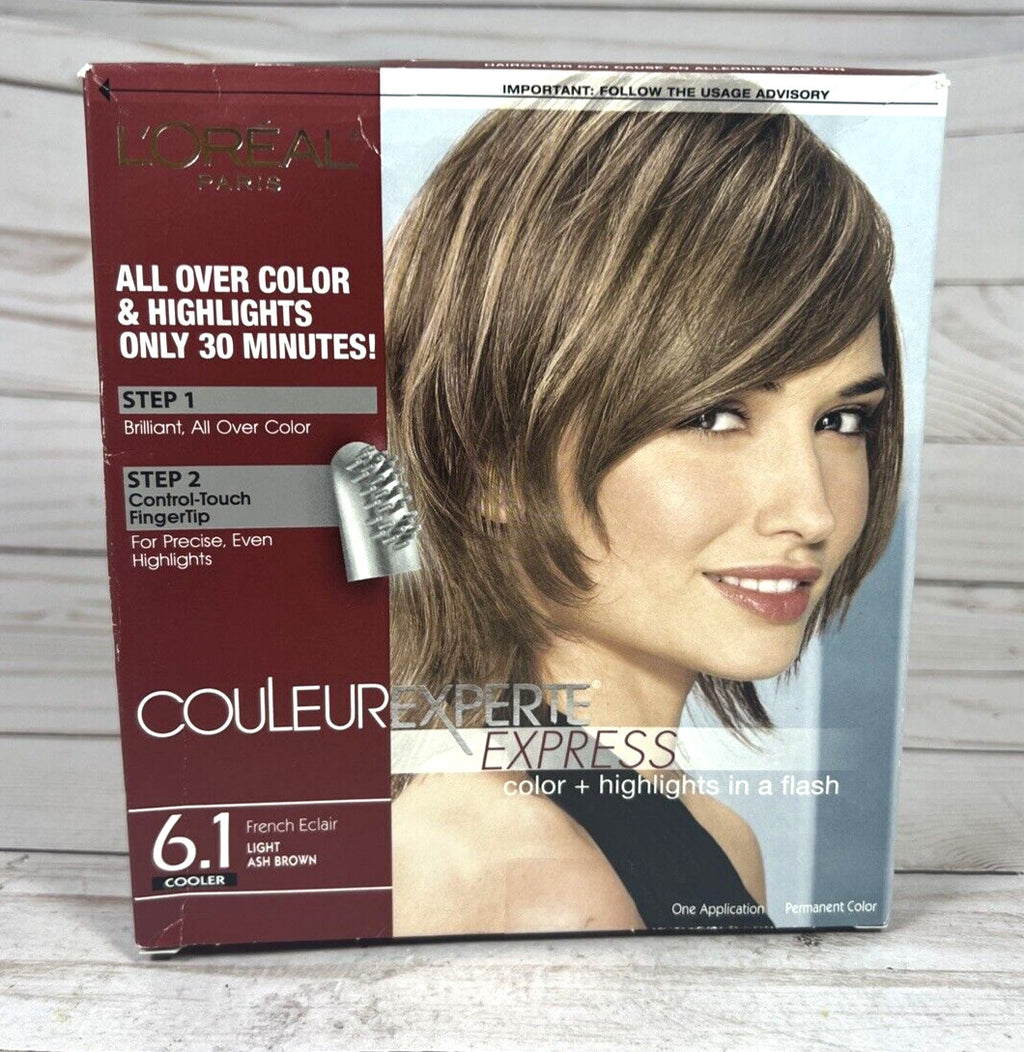 L'Oreal Paris Hair Color 6.1 Light Ash Brown Permanent Hair Dye