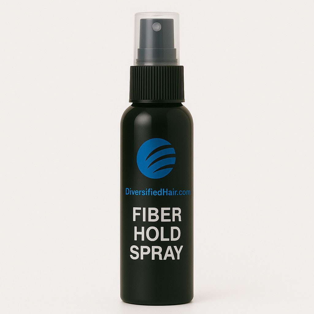 Hair Building Fibers Kit with Spray Applicator & Hold Spray - Natural Look