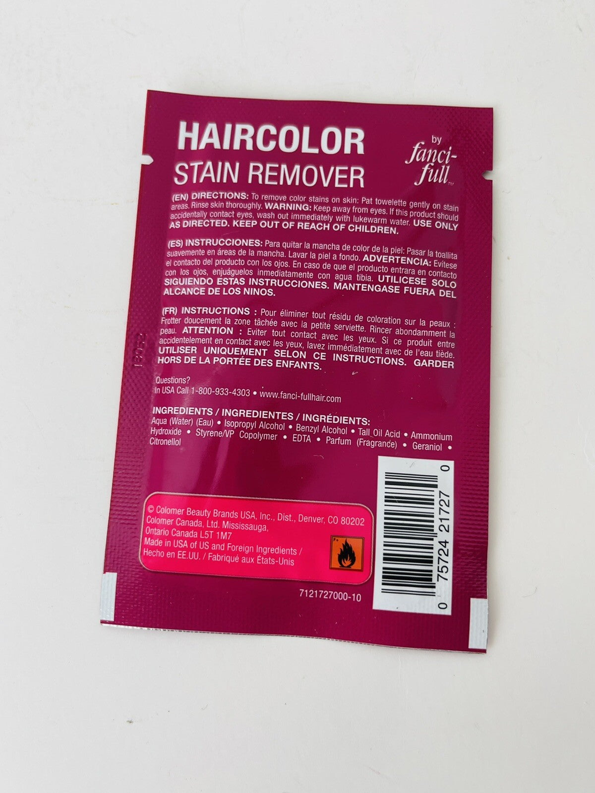12-Pack Hair Dye Stain Remover Towelettes for Permanent and Semi-Permanent Color