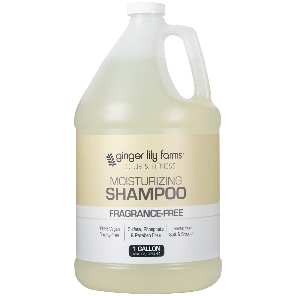 Fragrance-Free Moisturizing Shampoo 128 Fl Oz - Vegan & Sulfate-Free
