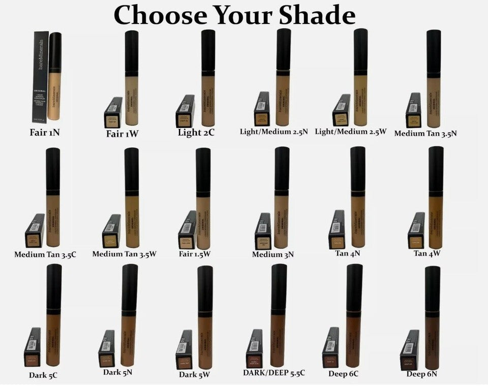 Liquid Mineral Concealer for Flawless Skin - Multiple Shades Available
